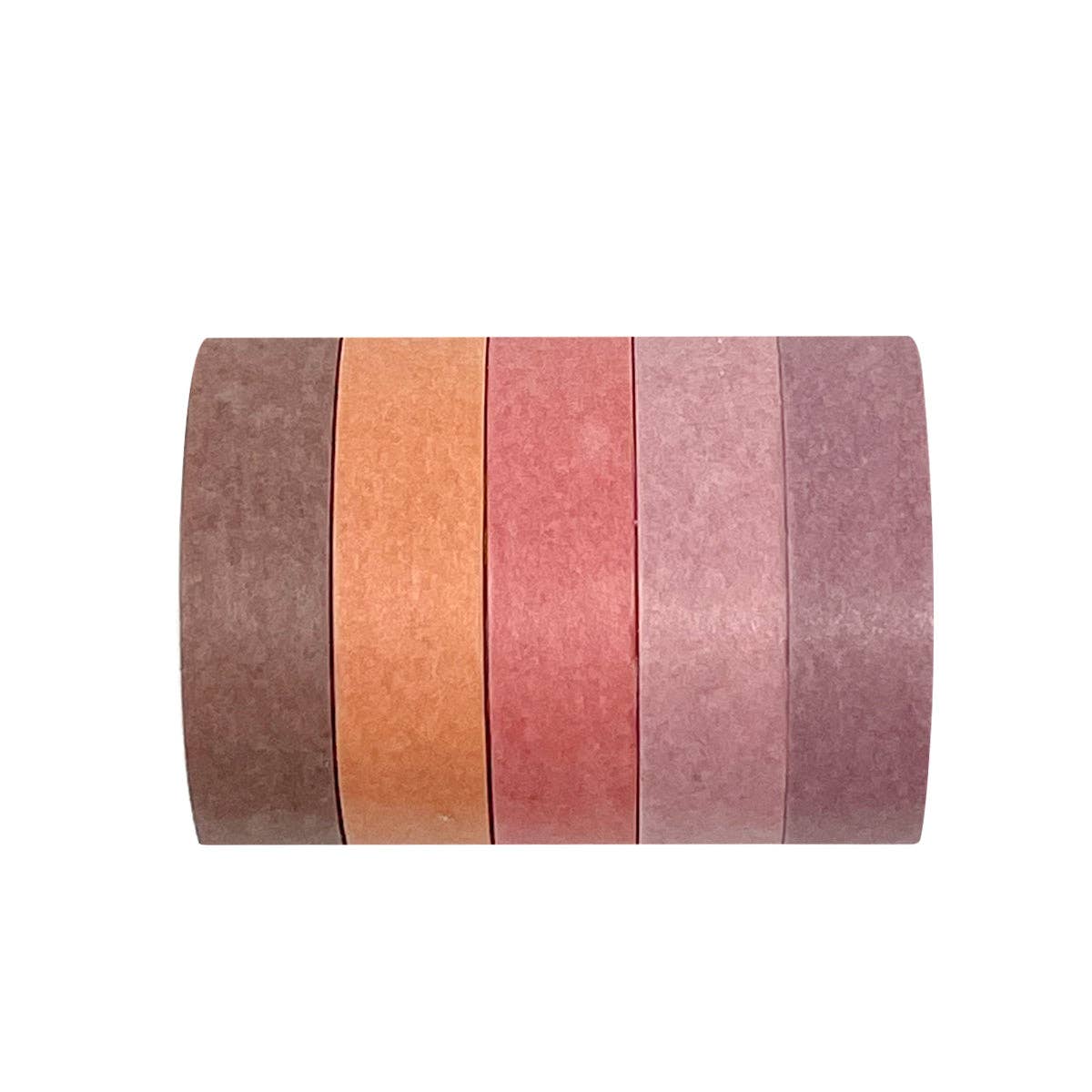 Wrapables Solid Color Washi Tape (Set of 5): Rainbow
