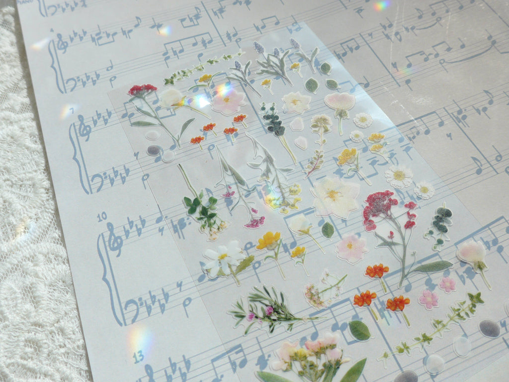Letters From the Garden Vintage Floral Stickers | Suatelier Daily Deco