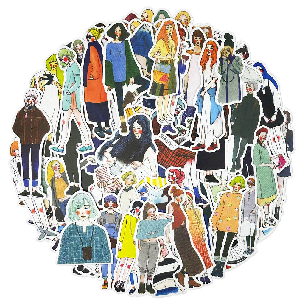 Wrapables Fashion Women Vinyl Sticker Pack