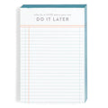 Do It Later Ledger Notepad | 120 Sheets