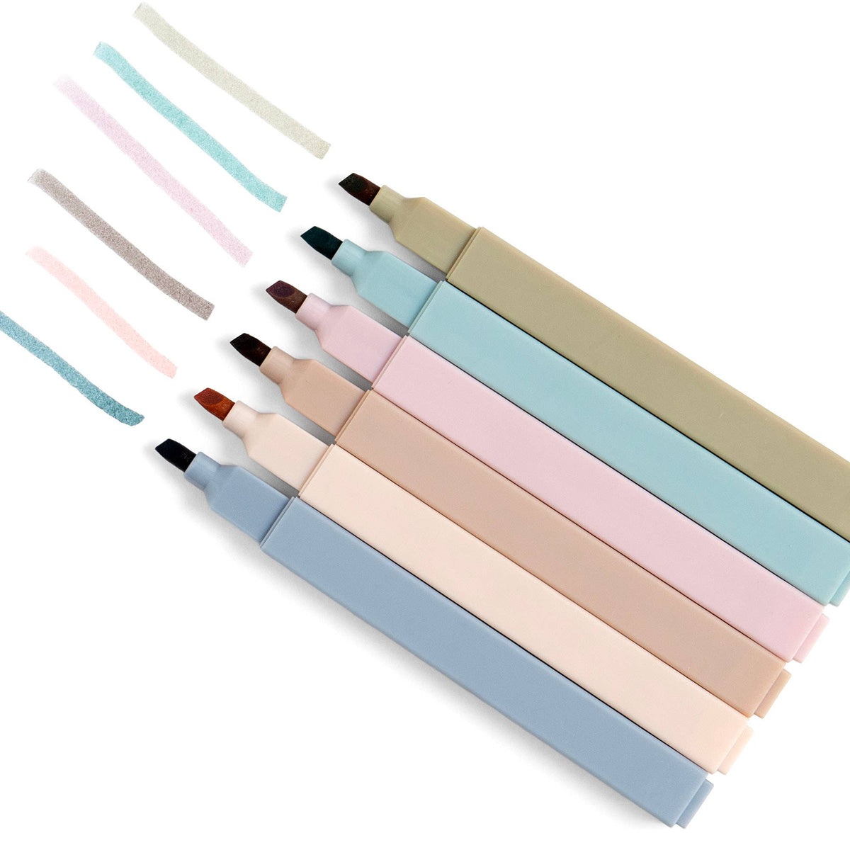 Soft Focus Muted Highlighter Set | 6 Colors