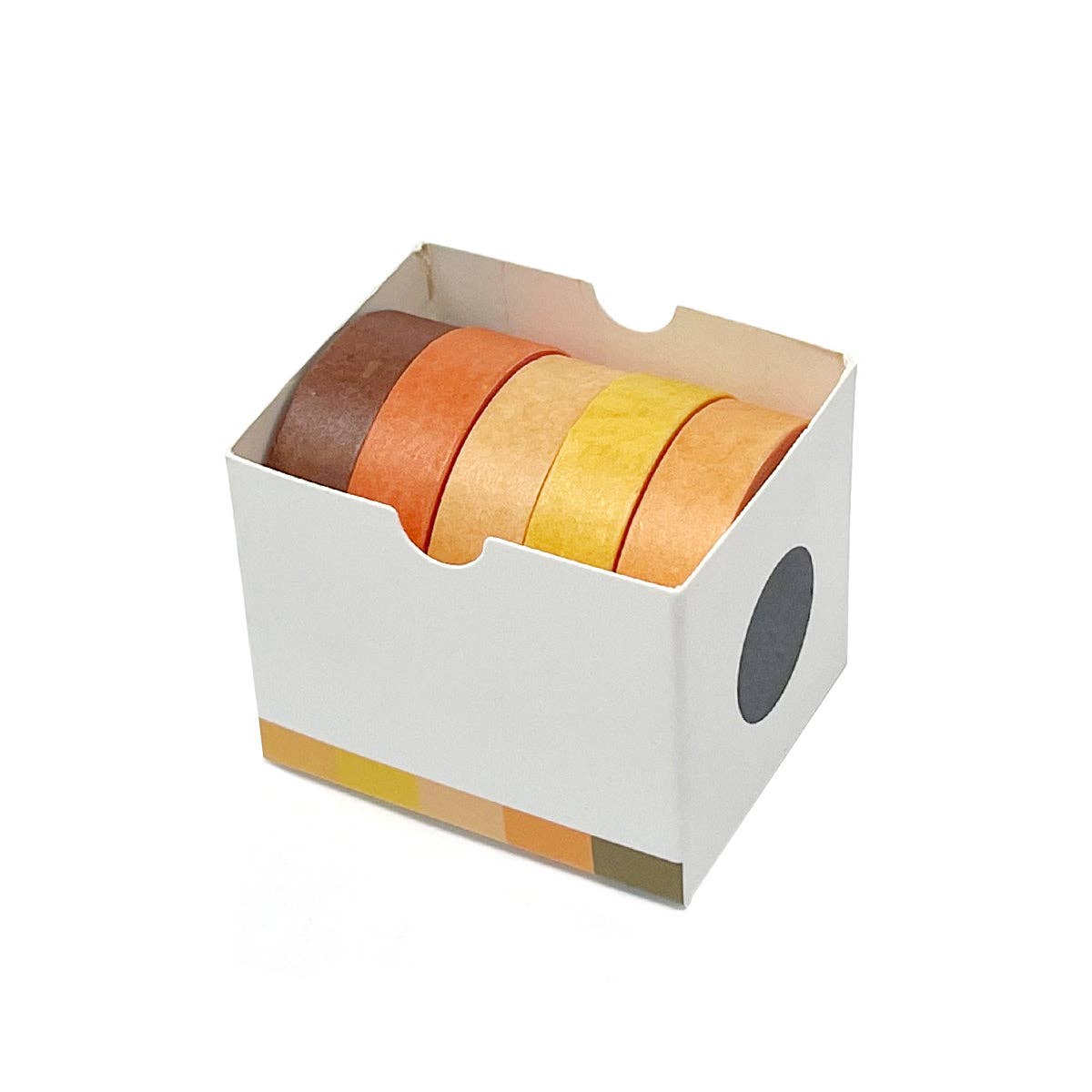 Wrapables Solid Color Washi Tape (Set of 5): Rainbow