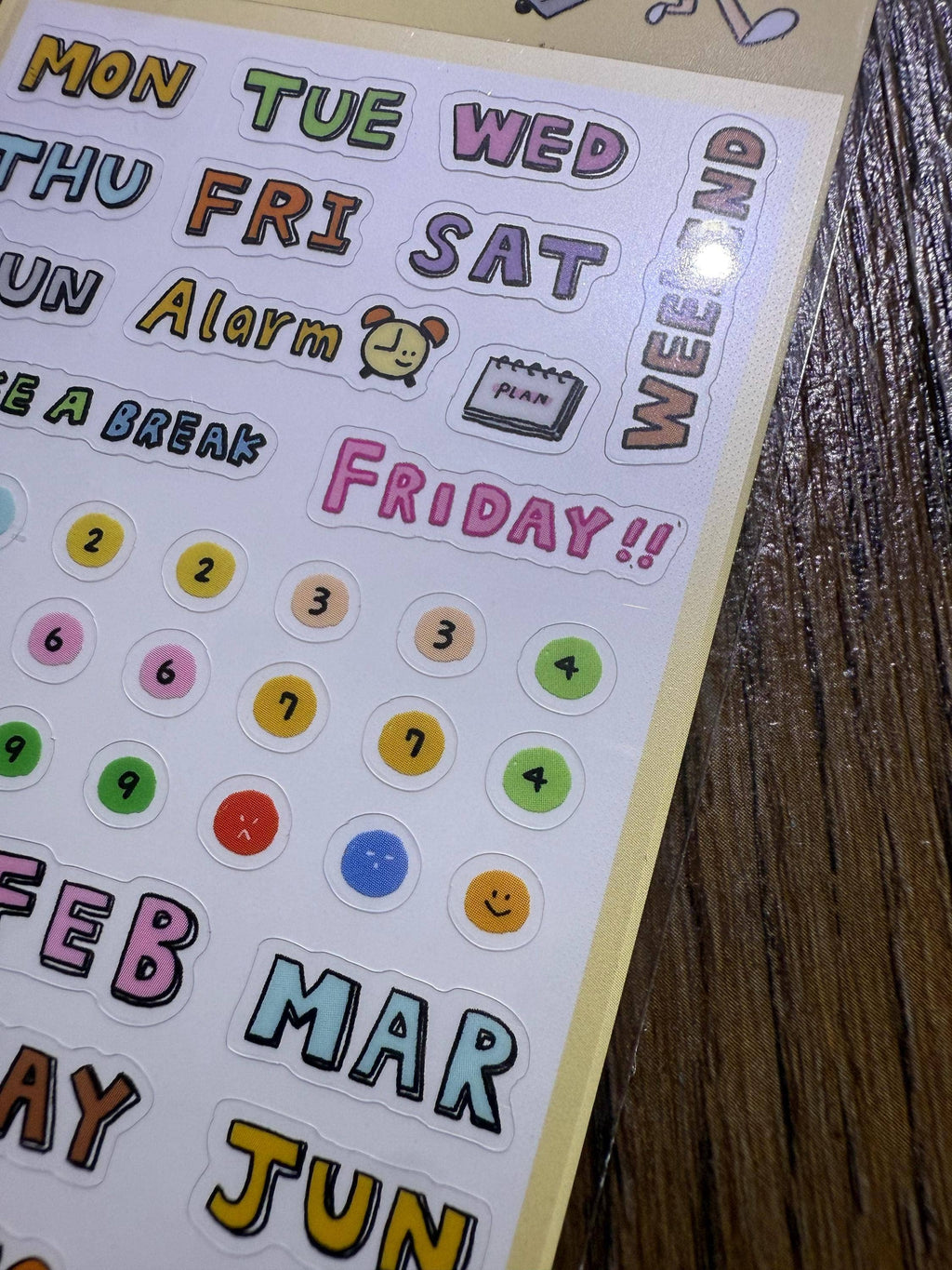 Today Is the Day Planner Labels Sticker Sheet | RIN! Studio