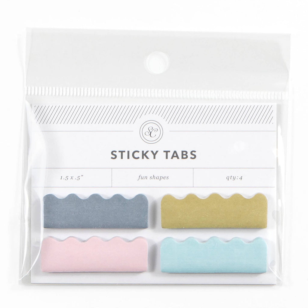 Scalloped Sticky Note Tabs | 4-Pack