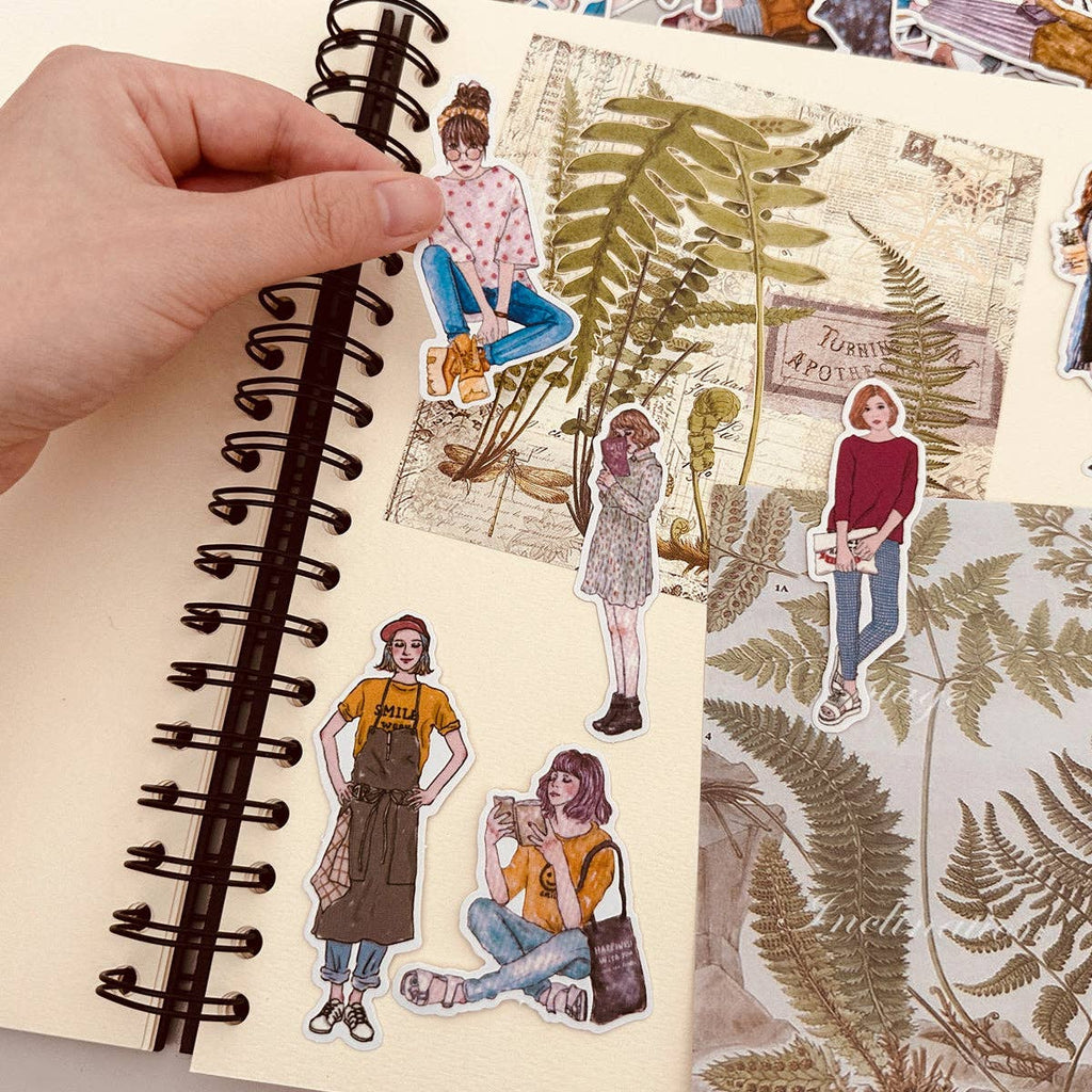 Wrapables Fashion Women Vinyl Sticker Pack
