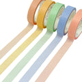 Wrapables Solid Color Washi Tape (Set of 5): Rainbow