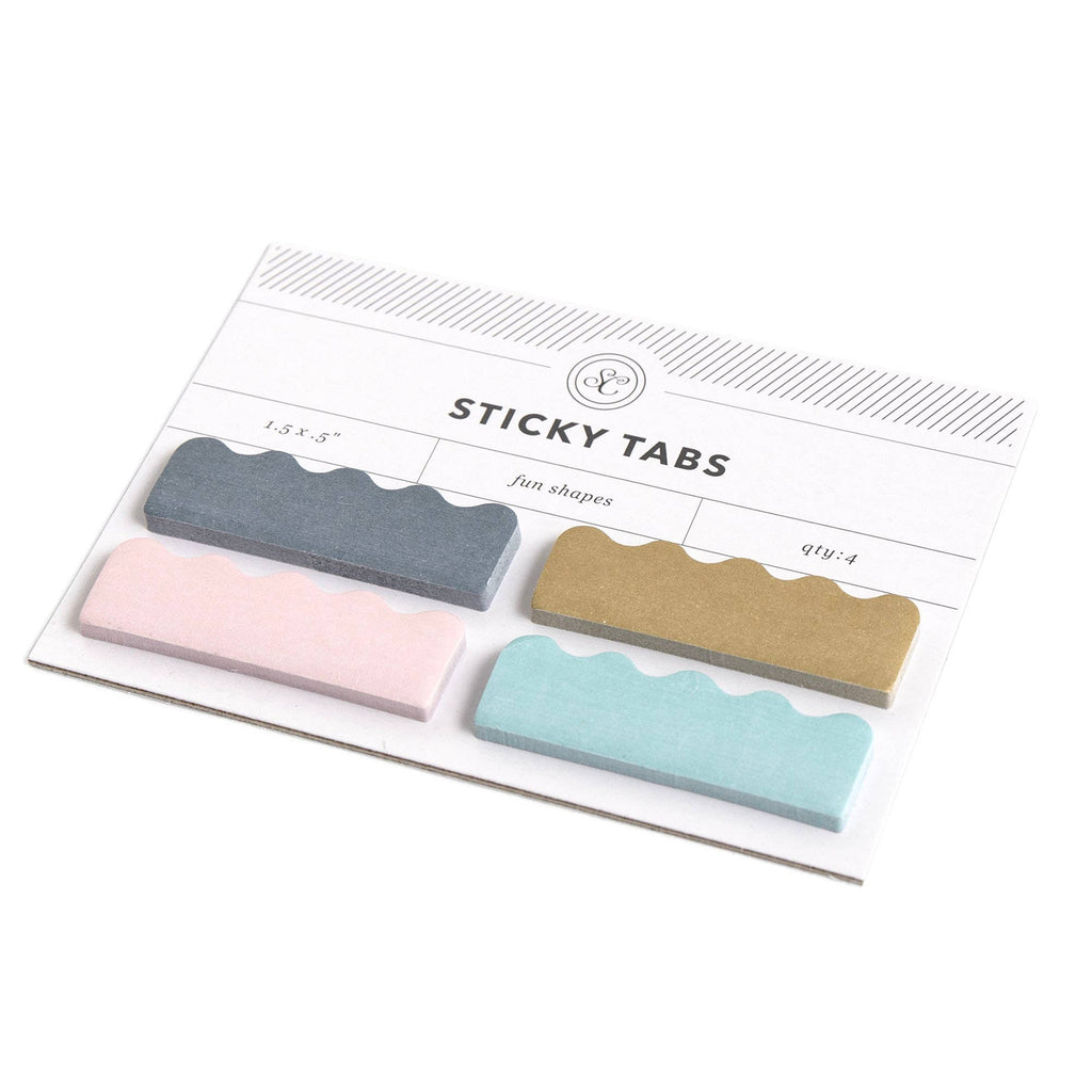 Scalloped Sticky Note Tabs | 4-Pack