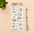 Working Diary Office Life Sticker Sheet | RIN! Studio