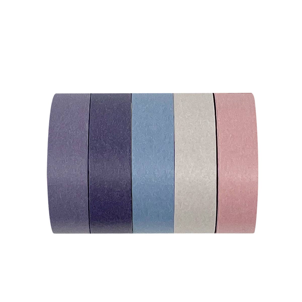 Wrapables Solid Color Washi Tape (Set of 5): Rainbow