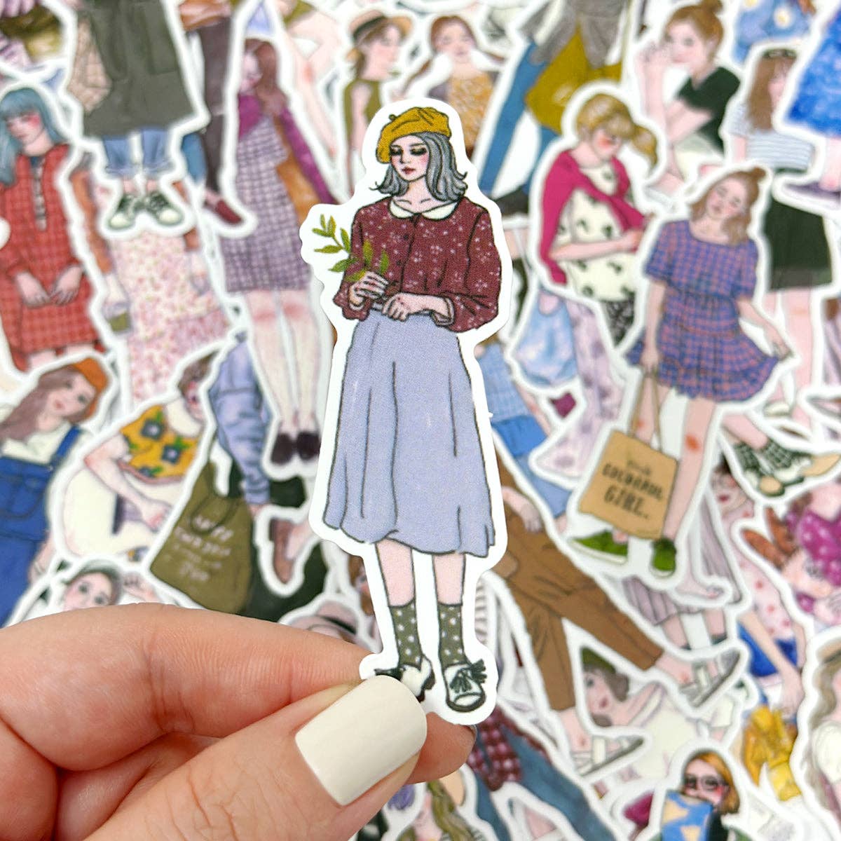 Wrapables Fashion Women Vinyl Sticker Pack