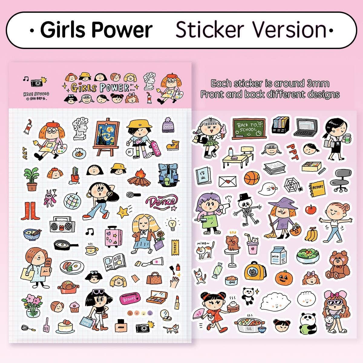 Girls Power Ultra Loop Washi Tape | RIN! Studio
