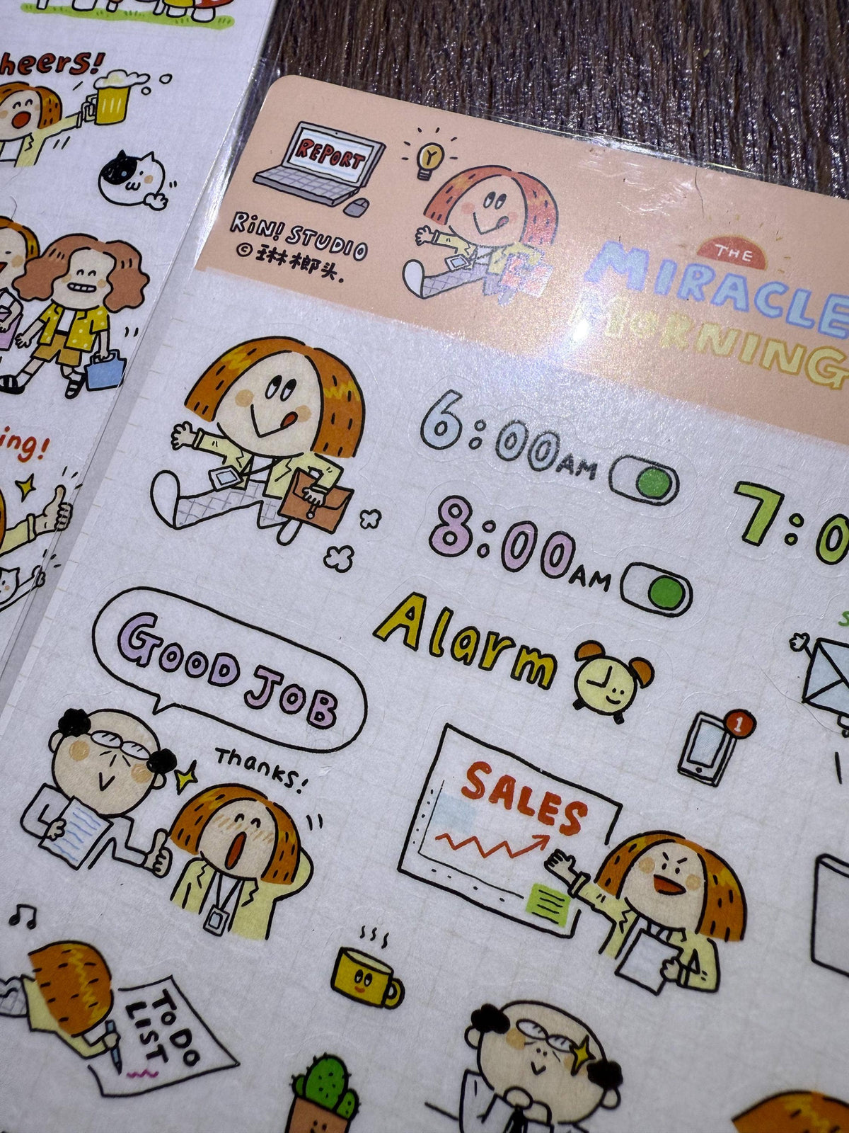 Kawaii Washi Tape Stickers: Work Diary, Office Life: VOL3STFL