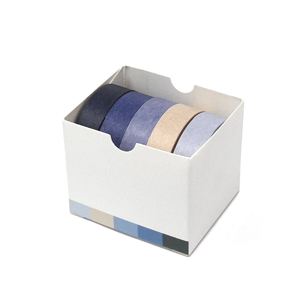 Wrapables Solid Color Washi Tape (Set of 5): Rainbow