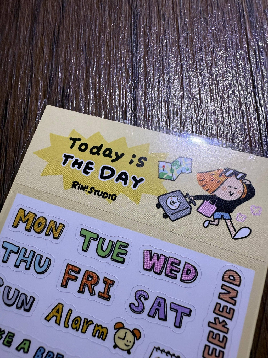 Today Is the Day Planner Labels Sticker Sheet | RIN! Studio