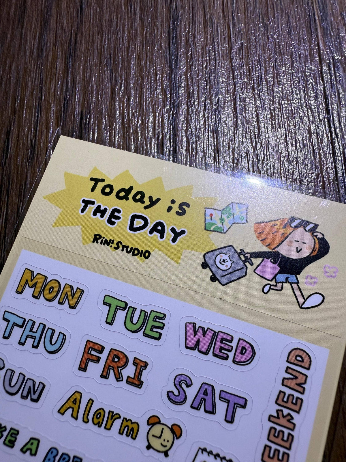 Today Is the Day Planner Labels Sticker Sheet | RIN! Studio