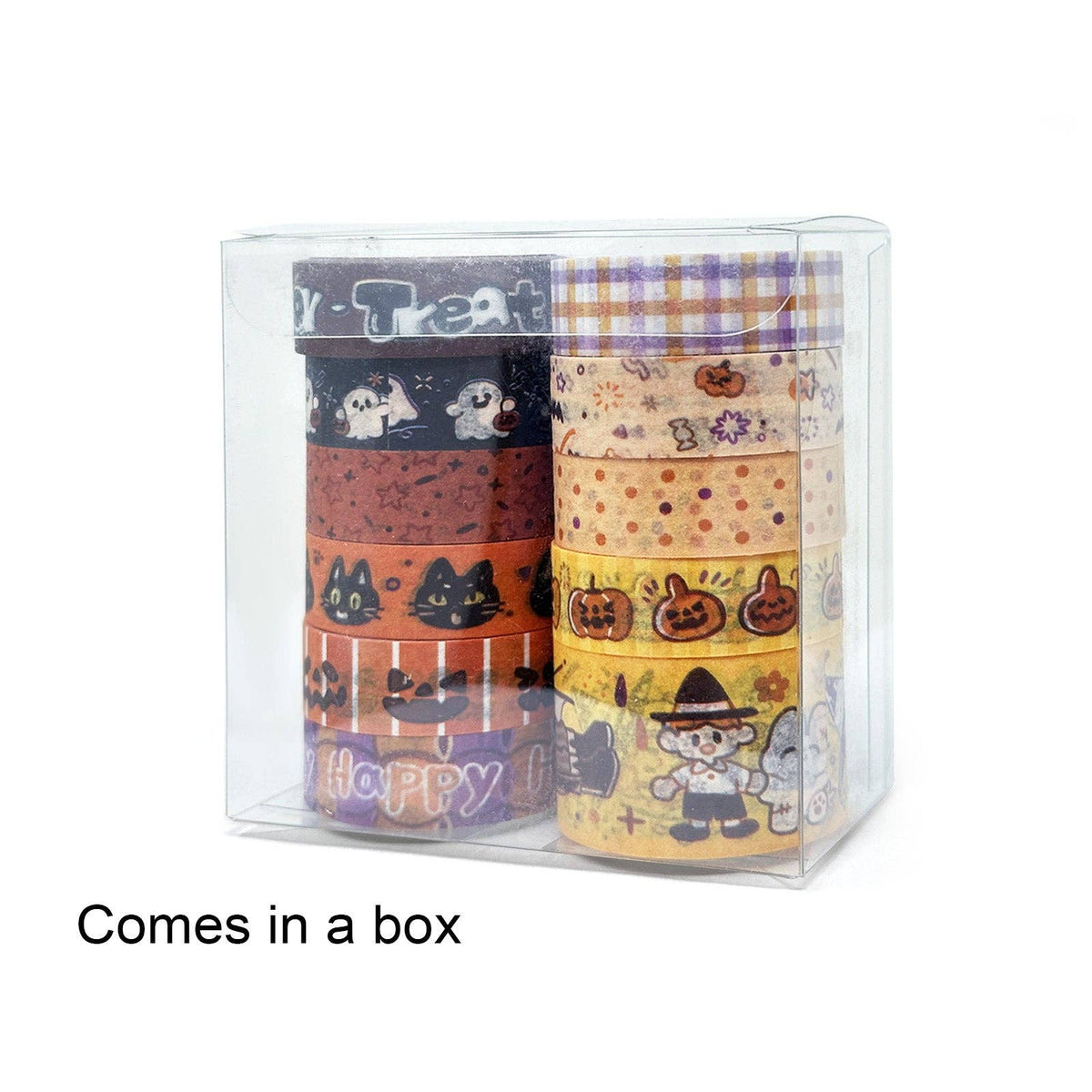 Wrapables Halloween Washi Tape Set - 11 Rolls