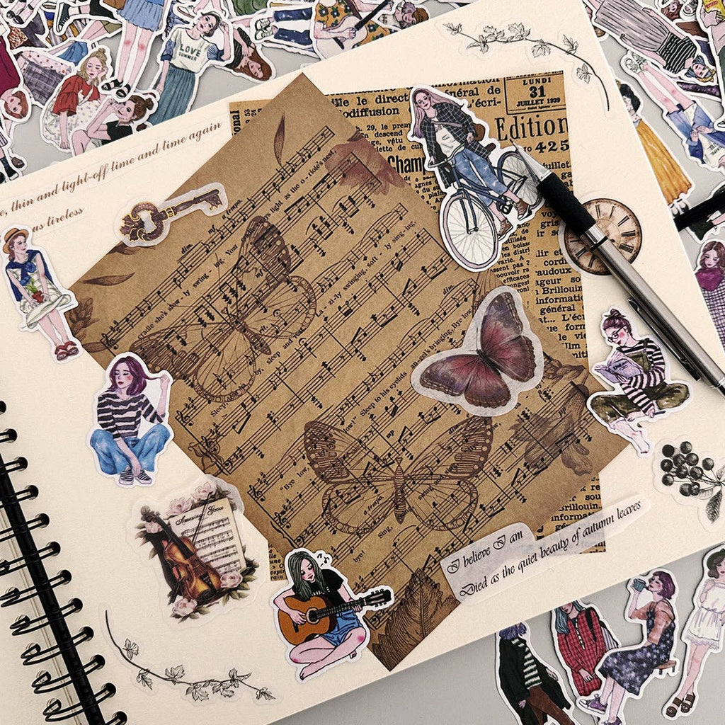 Wrapables Fashion Women Vinyl Sticker Pack