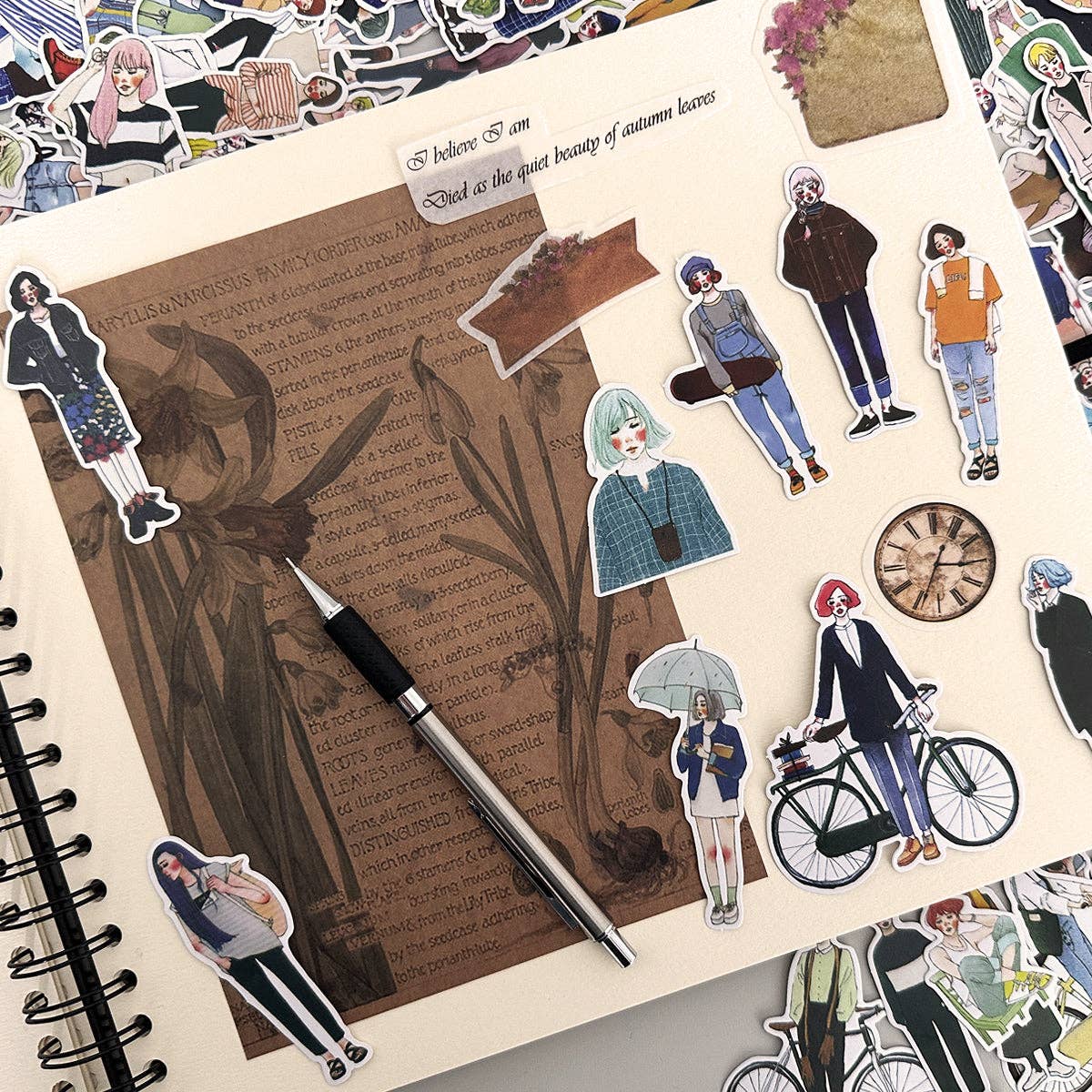 Wrapables Fashion Women Vinyl Sticker Pack