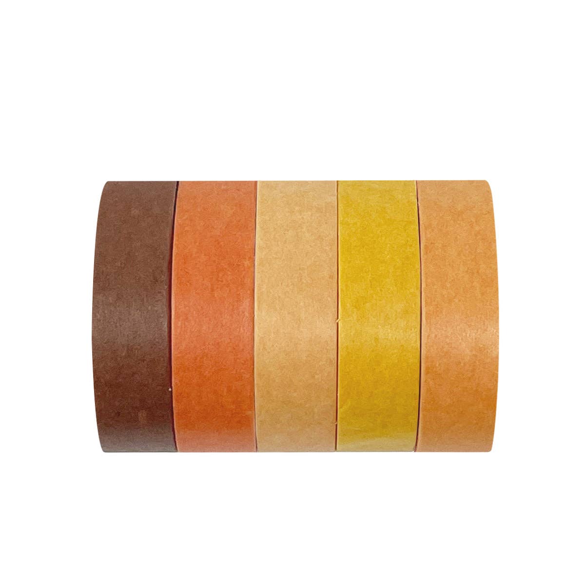 Wrapables Solid Color Washi Tape (Set of 5): Rainbow
