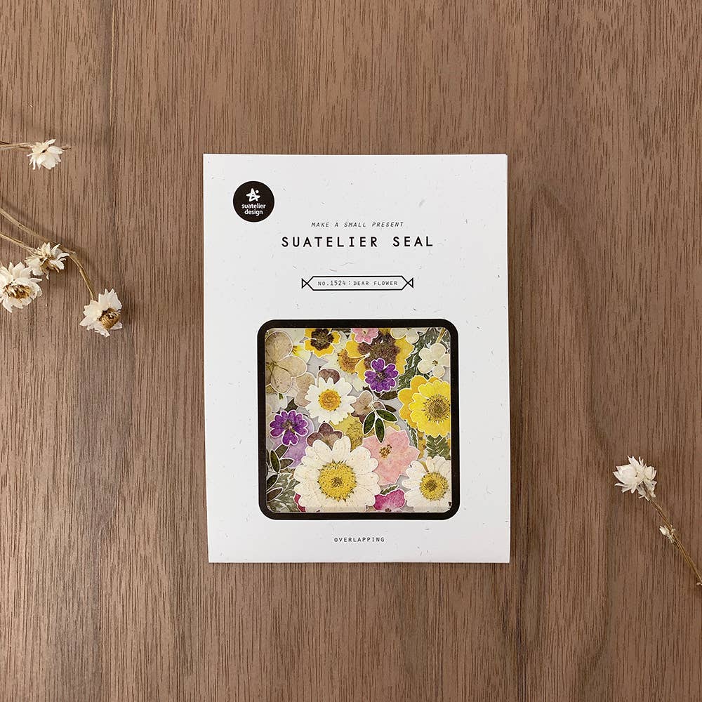 Dear Wildflower Layered Floral Stickers | Suatelier Seal