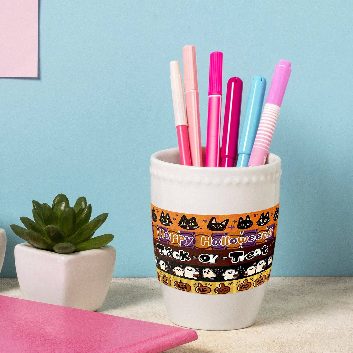 Wrapables Halloween Washi Tape Set - 11 Rolls